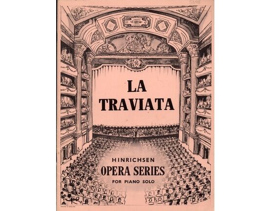 485 | La Traviata Opera - Piano Solo - Hinrichsen Opera Series No. 636