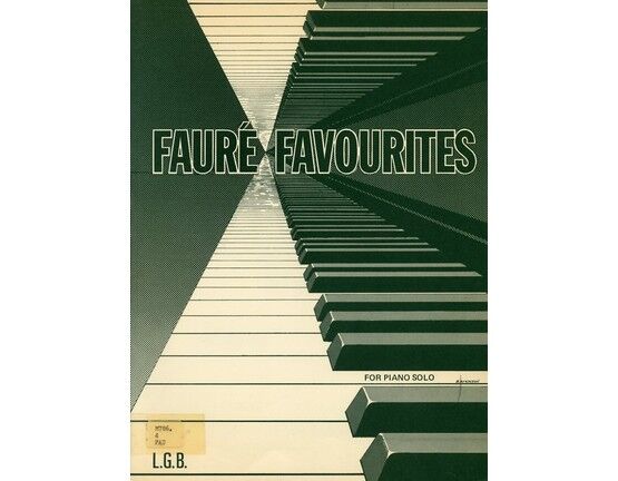 4850 | Faure Favourites - For Piano Solo