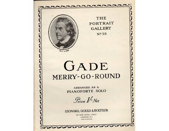 4850 | Gade - Merry Go Round - Pianoforte Arrangement - The Portrait Gallery No. 59 - Featuring Niels Gade