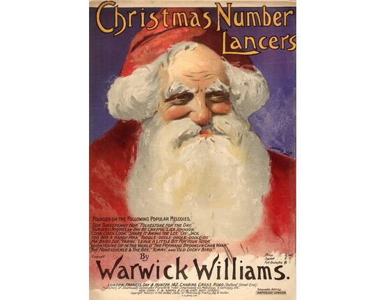 4851 | Christmas Number Lancers - Founded on Popular Melodies - For Piano