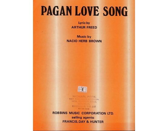 4851 | Pagan Love Song - from "The Pagan"