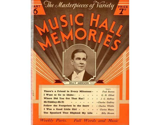 4851 | The Masterpieces of Variety, Music Hall Memories,  Part 6 - Billy Merson