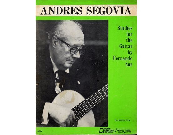 4852 | Andres Segovia - Studies For The Guitar By Fernando Sor