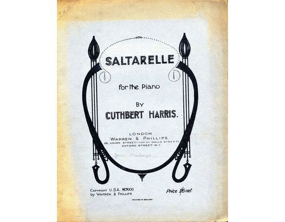 4855 | Saltarelle - For The Piano