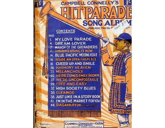 4856 | Campbell Connelly's Hit Parade Song Album -With Words, Music, Tonic Sol-Fa with Uku Accompaniment