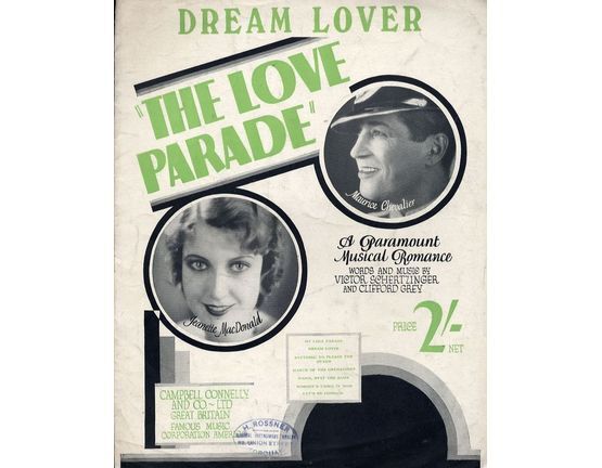 4856 | Dream Lover - As performed by Jeanette MacDonald, Maurice Chevalier in "The Love Parade"