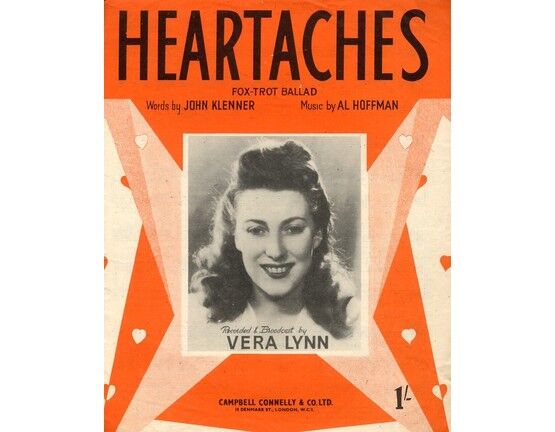 4856 | Heartaches - Song - featuring Mike Cotton Jazzmen, featuring Vera Lynn, Vince Hill
