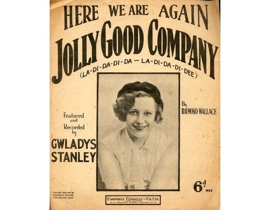 4856 | Here we are again Jolly Good Company (La-di-da-di-da - La-di-da-di-dee) featuring Gwladys Stanley