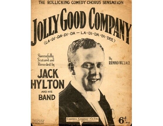 4856 | Here we are again Jolly Good Company (La-di-da-di-da - La-di-da-di-dee) featuring Jack Hylton