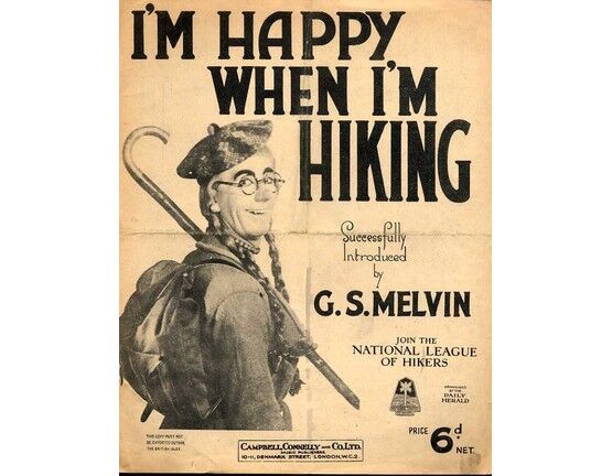 4856 | I'm Happy When I'm Hiking - The Official Song of the National League of Hikers
