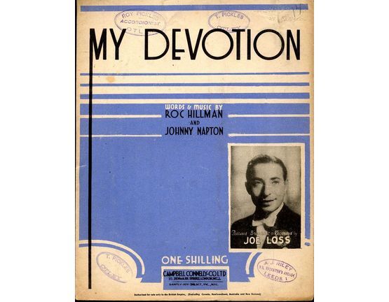 4856 | My Devotion - As performed by Eric Winstone, Joe Loss, Charles Shadwell