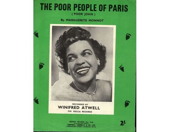 4856 | The Poor People of Paris (Poor John) - Piano Solo - Featuring Winifred Atwell