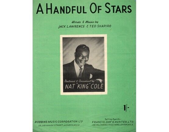 4860 | A Handful of Stars - Song featured and broadcast by Nat "King" Cole