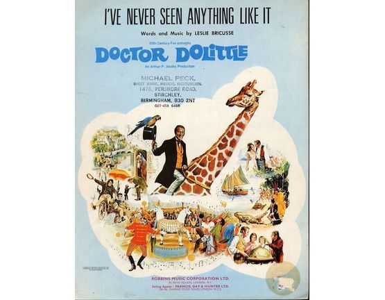 4860 | I've never seen anything like it - From the 20th Century Fox presentation  "Doctor Dolittle"