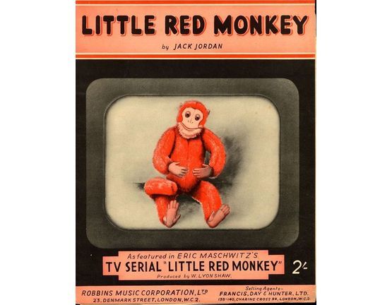 4860 | Little Red Monkey  - From "Take it From Here" Radio Show, and TV Serial 'Little Red Monkey' - Piano Solo