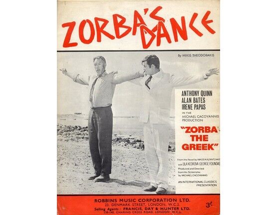 4860 | Zorba's Dance - from "Zorba the Greek" featuring Anthony Quinn and Alan Bates