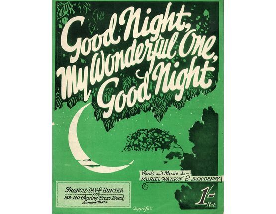 4861 | Goodnight, My Wonderful One, Goodnight - Song