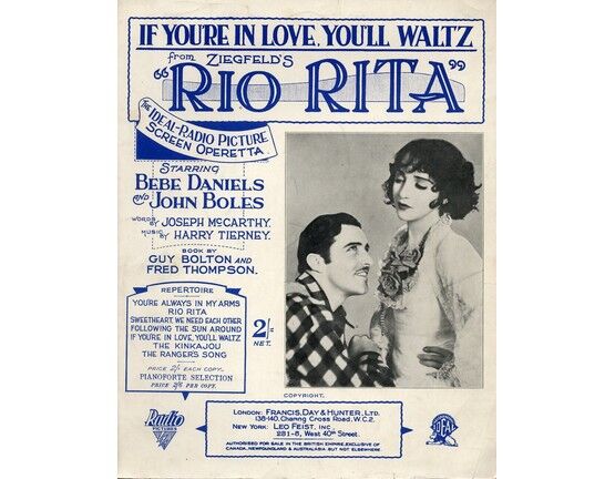 4861 | If You're In Love You'll Waltz,  from "Rio Rita", featuring ,