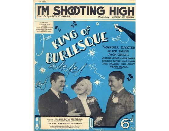 4861 | I'm Shooting High - From the Fox Production ' King of Burlesque