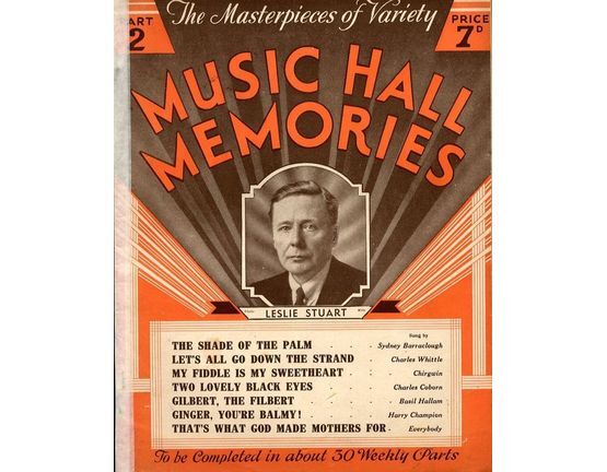 4861 | The Masterpeices of Variety -  Music Hall Memories -   Part 2 - Leslie Stuart