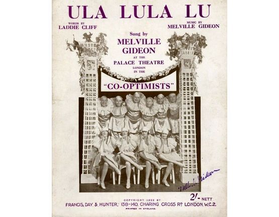 4861 | Ula Lula Lu - From the Revue 'Co-optimists'