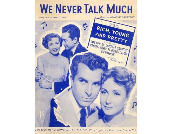 4861 | We Never Talk Much - Song from 'Rich, Young and Pretty'