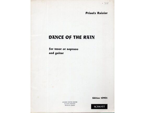 4864 | Dance of the Rain - For Tenor or Soprano and Guitar - Adapted by Uys Krige from the Afrikaans of Eugene Marais