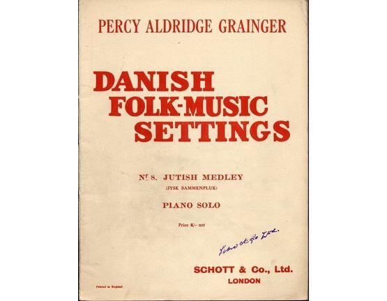 4864 | Danish Folk Music Settings No. 8 - Jutish Medley (Jysk Sammenpluk) - Piano Solo