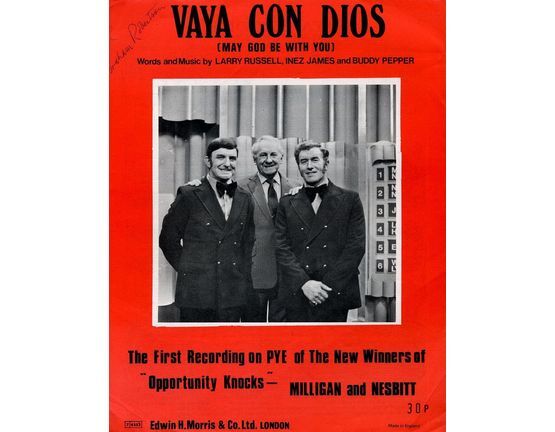 4867 | Vaya Con Dios (May God be with you) Featuring Milligan and Nesbitt, Hugie Green on Opportunity Knocks