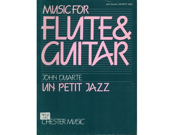 487 | Music For Flute & Guitar - Un Petit Jazz - With Seperate Flute Part