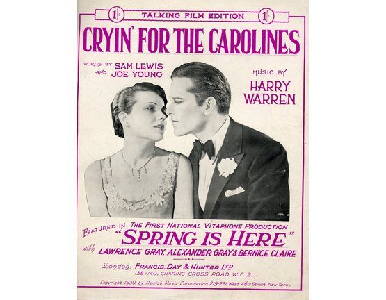 4877 | Cryin for the Carolines -  from "Spring is Here"