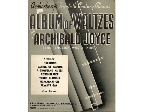 4895 | Album of Waltzes by Archibald Joyce (The English Waltz King)