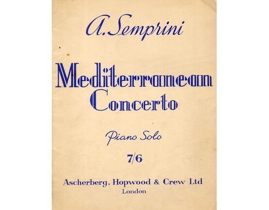 4895 | The Mediterranean Concerto - Complete - Piano solo