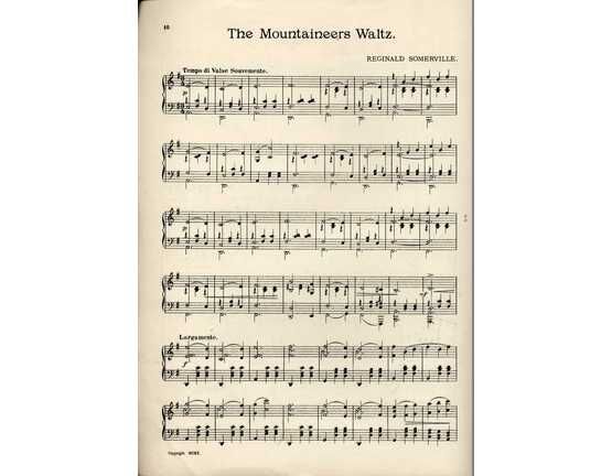 4895 | The Mountaineers Waltz - Piano Solo