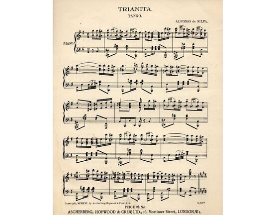 4895 | Trianita Tango - Piano Solo
