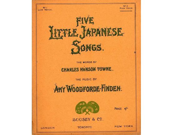 4921 | Five Little Japanese Songs - For High Voice