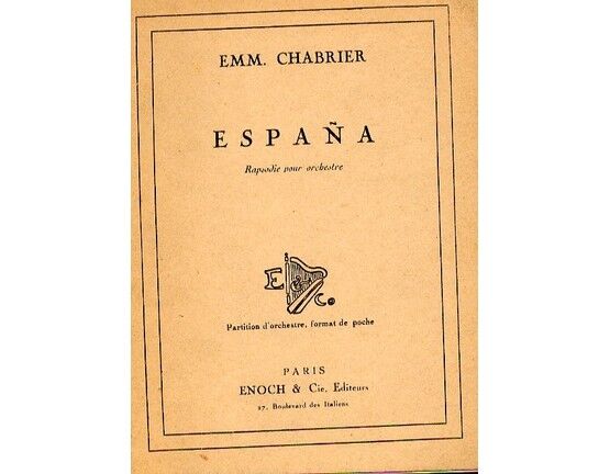 4949 | Espana - Miniature Orchestra Score
