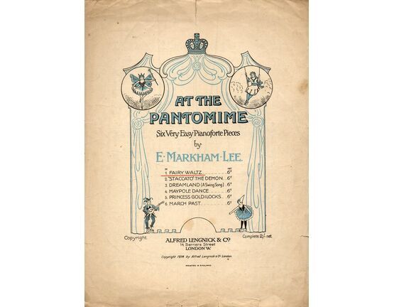 4973 | At the Pantomime - Six very easy Pianoforte pieces - No. 1 Fairy Waltz