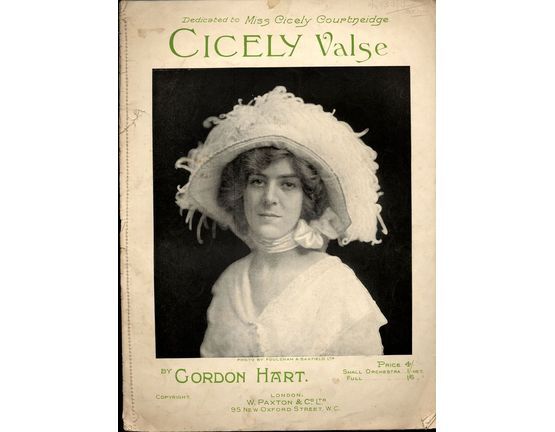 5 | Cicely Valse - Dedicated to Miss Cicely Courtneidge - Plate No. 1103