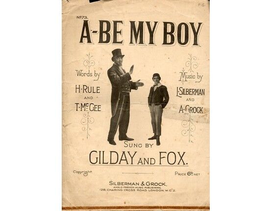 5039 | A Be My Boy as performed by  Daisy Wood - A Grock