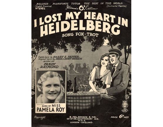 5047 | I Lost My Heart in Heidelberg - Miss Pamela Roy