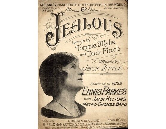 5047 | Jealous - Song - Little Emmie, Ennis Parkes