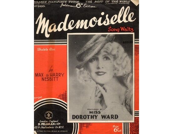 5047 | Mademoiselle - As performed by  Miss Dorothy Ward, Neta Underworld