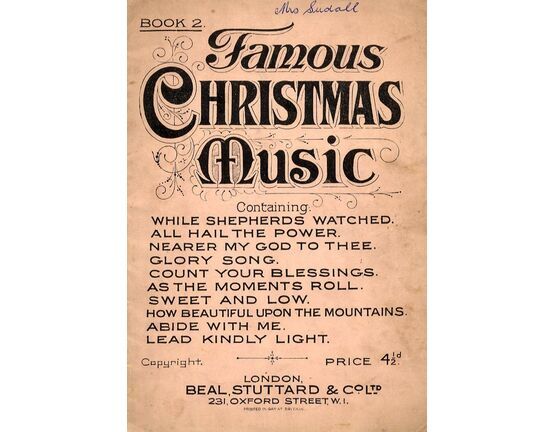 5082 | Famous Christmas Music - Book II - for Piano and Voice