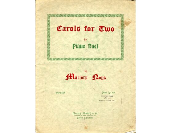 5084 | Carols for Two - Piano Duets