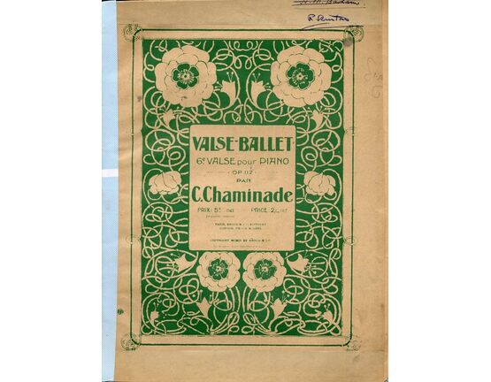 5087 | Chaminade - Valse Ballet - 6e. Valse - pour Piano Op. 112,