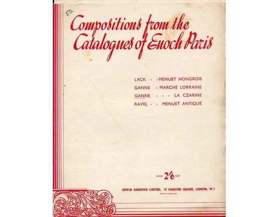 5087 | La Czarine - Compositions from the Catalogues of Enoch Paris