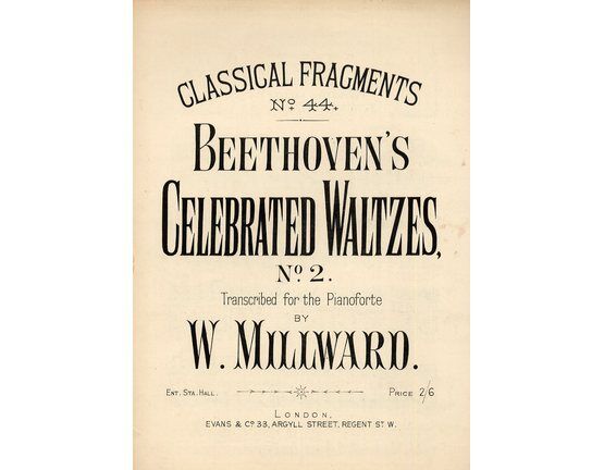 5140 | Classical fragments, No. 44, Beethoven's celebrated waltzes, No.2