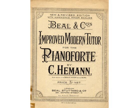 5145 | Beal and Co's Improved Modern Tutor for the Pianoforte - 54 pages