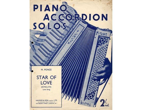 5159 | Star Of Love (Estrellita) - Love Song for Piano Accordian